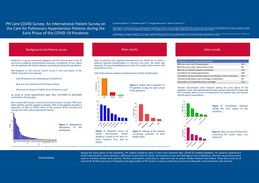 PH Care COVID Survey: An International Patient Survey on the Care for Pulmonary Hypertension Patients during the Early Phase of the COVID-19 Pandemic