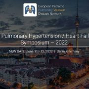 2nd Pulmonary Hypertension /Heart Failure Symposium New date: June 11 – 12, 2022 | Berlin, Germany