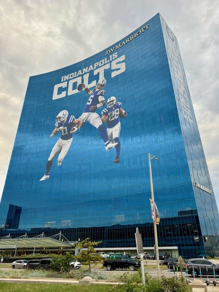 Conference hotel. Americans love their sports heroes…