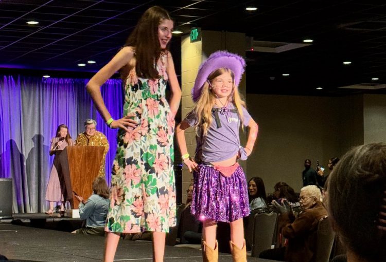 PH fashion show. Two PH young patients