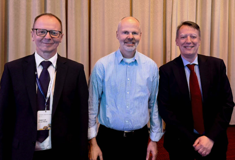 Prof. Skaidrius Miliauskas, me and Prof. Marc Humbert